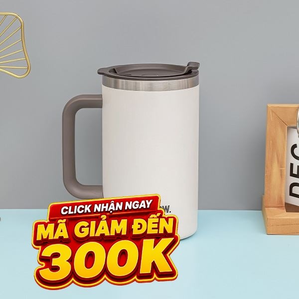 Ly giữ nhiệt Inox 700 ml Tactflow TFB201WHITE