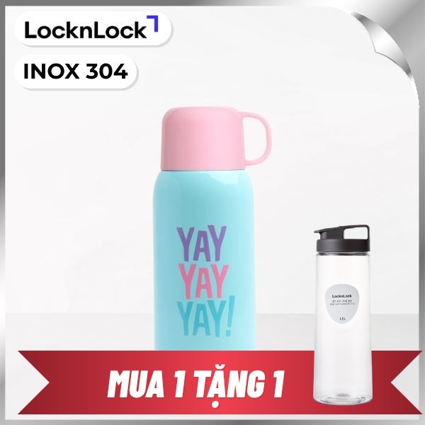 Bình giữ nhiệt Inox 550 ml Lock&Lock LHC1475BLU