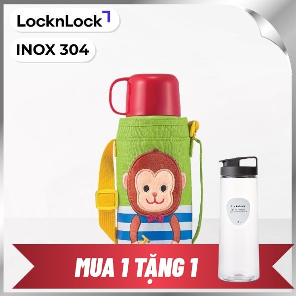 Bình giữ nhiệt cho bé Inox 550 ml Lock&Lock LHC1435MKY