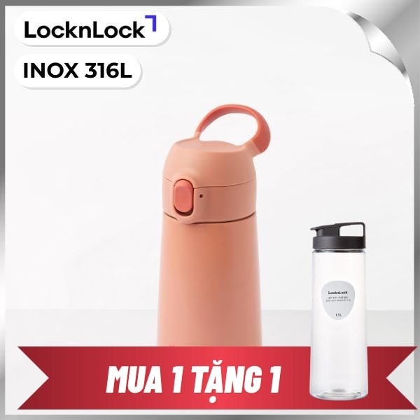 Bình giữ nhiệt cho bé Inox 380 ml Lock&Lock LHC918PIK