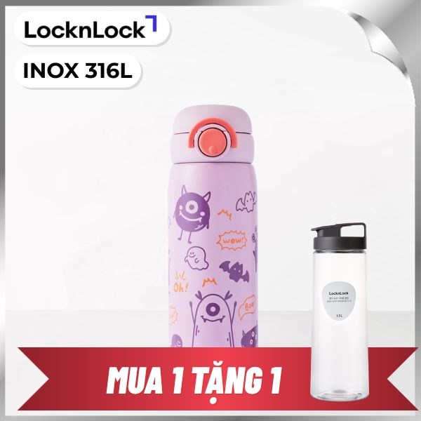 Bình giữ nhiệt cho bé Inox 510 ml Lock&Lock LHC3388VOL