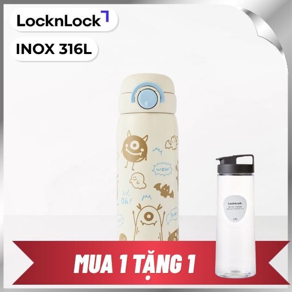 Bình giữ nhiệt cho bé Inox 510 ml Lock&Lock LHC3388BEG