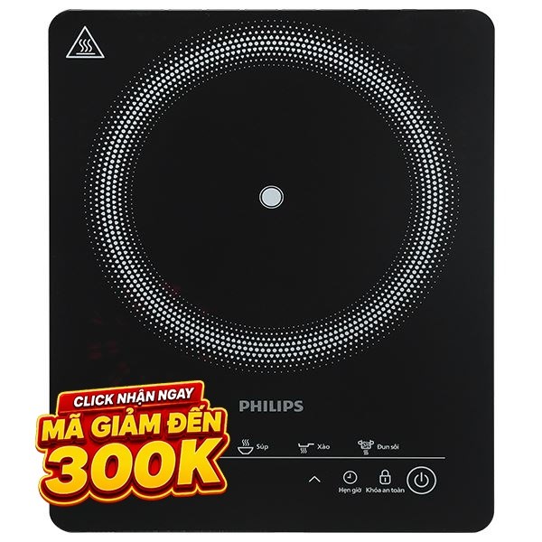 Bếp từ đơn Philips HD5830/90 2000W