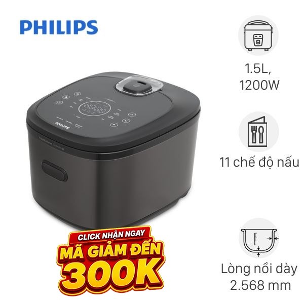 Nồi cơm điện cao tần Philips 1.5 lít HD5210/82