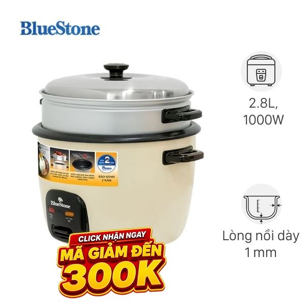 Nồi cơm nắp rời BlueStone 2.8 lít CRB-5429