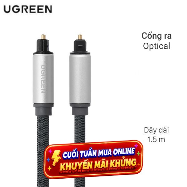 Cáp âm thanh quang Optical 1.5m Ugreen AV108 10542