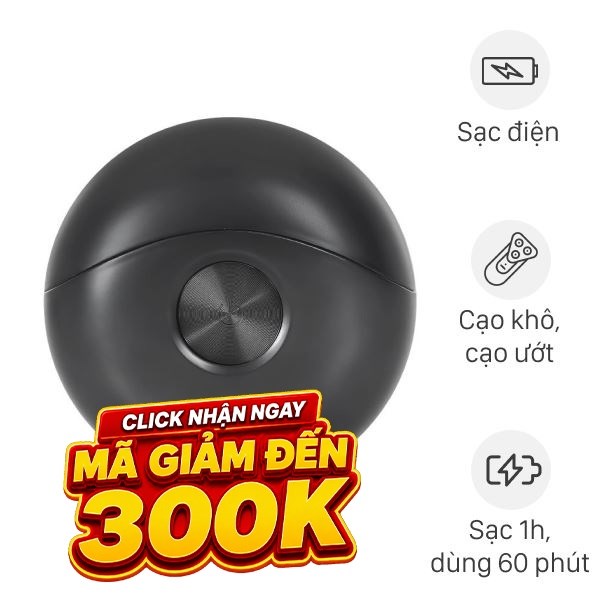Máy cạo râu khô và ướt Flyco FS891VN