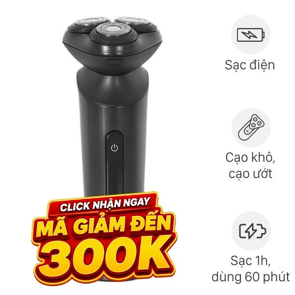 Máy cạo râu khô và ướt Flyco FS929VN