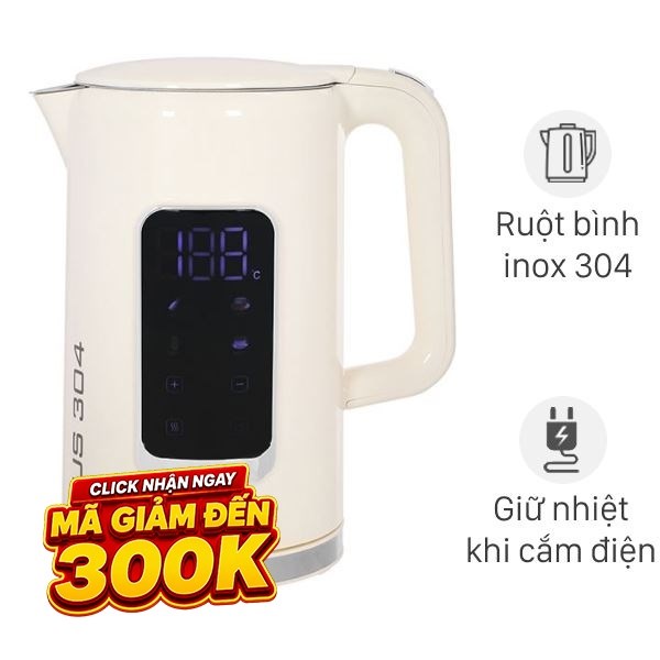Bình đun siêu tốc Hawonkoo 1.7 lít KEH-171