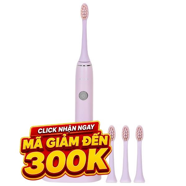 Bàn chải điện Flyco FT7105VN - Hồng