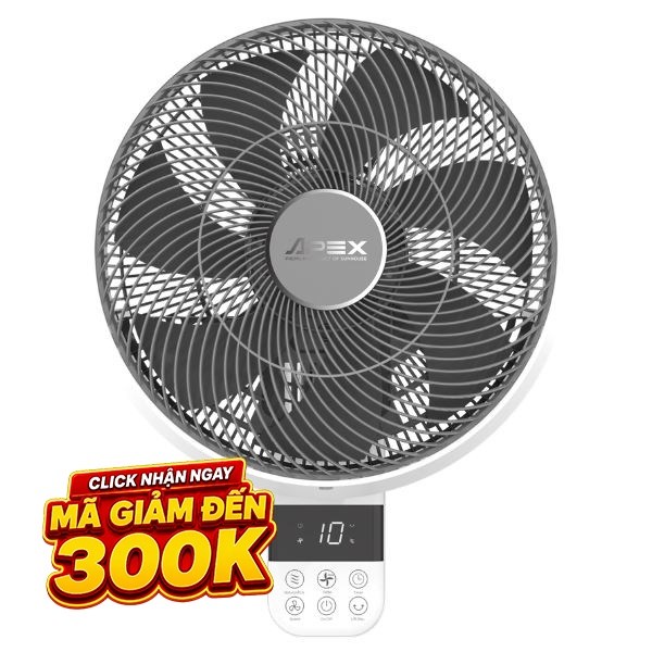 Quạt treo tường Sunhouse  7 cánh APF7336W 57W