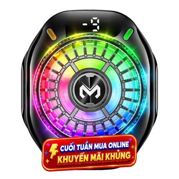 Quạt tản nhiệt điện thoại MEMO CX10 RGB Pro 10W