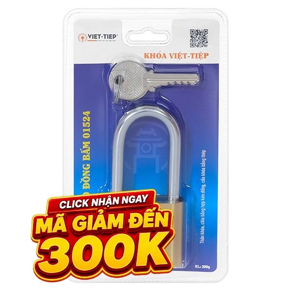 Ổ khóa bấm đồng 48 mm Việt-Tiệp 01524