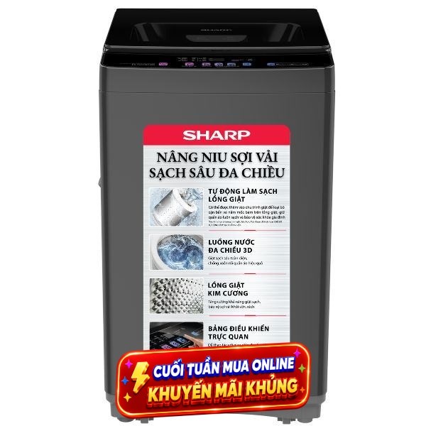 Sharp 10 Kg ES-TN101EN-DG