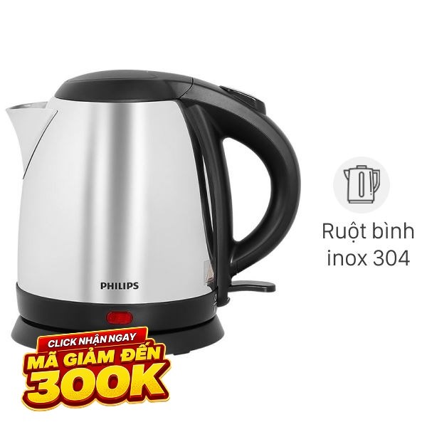 Bình đun siêu tốc Philips 1.2 lít HD9303
