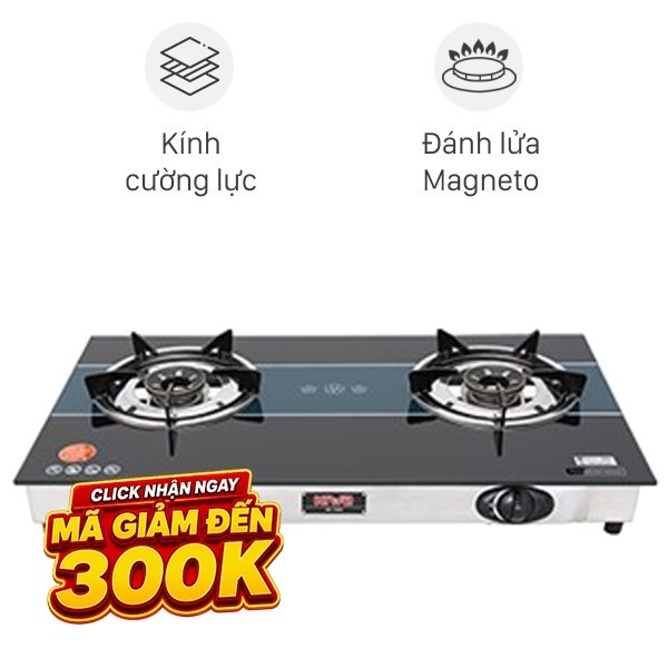 Bếp ga đôi Kiwa KW-770SG