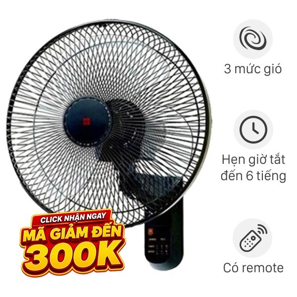 Quạt treo tường KDK 3 cánh M40M 51W