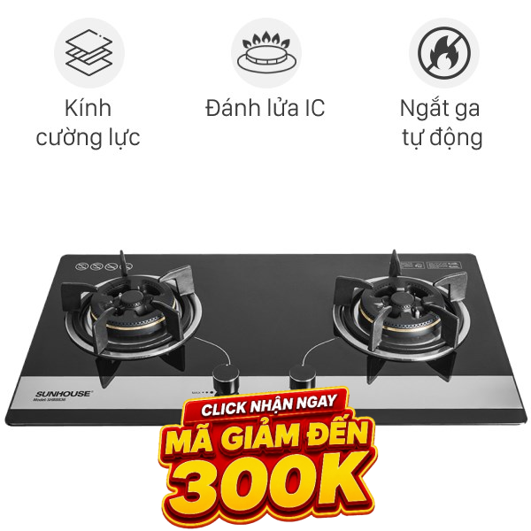 Bếp ga âm Sunhouse SHB8836
