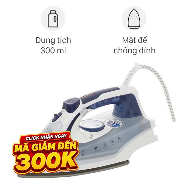 Bàn ủi hơi nước BlueStone SIB-3853 2200W