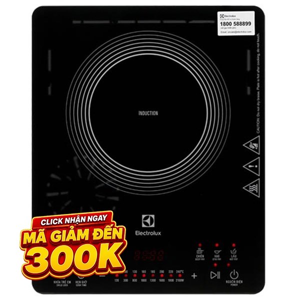 Bếp từ đơn Electrolux ETD42SKR 2100W