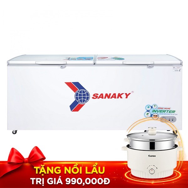 Tủ đông Sanaky Inverter 761 lít VH-8699HY3