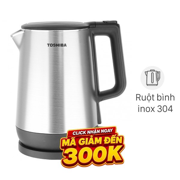 Bình đun siêu tốc Toshiba 1.7 lít KT-17DR1NV
