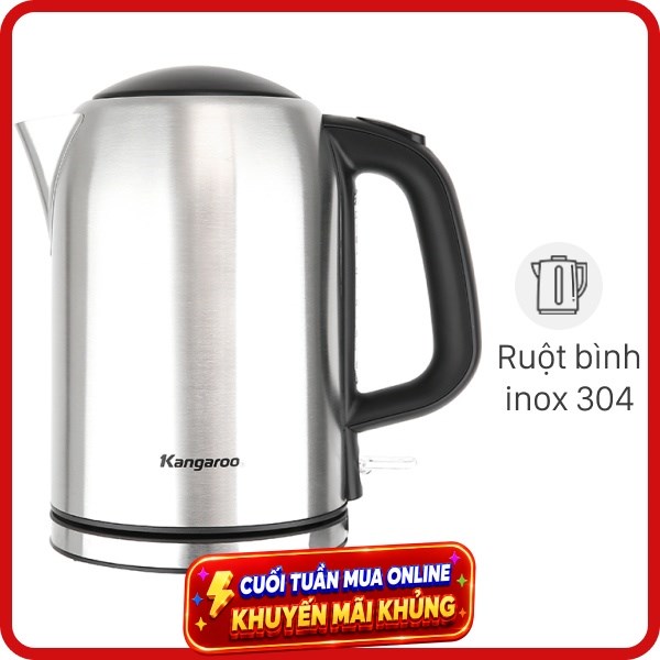 Bình đun siêu tốc Kangaroo 1.7 lít KG-353