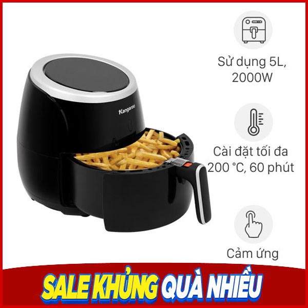 Nồi chiên không dầu Kangaroo 5 lít KG52AF1A