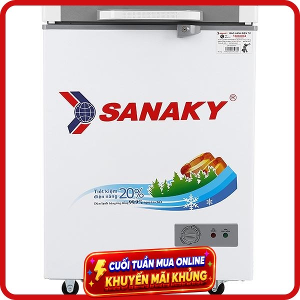 Tủ đông mini Sanaky  100 lít VH-1599HYK