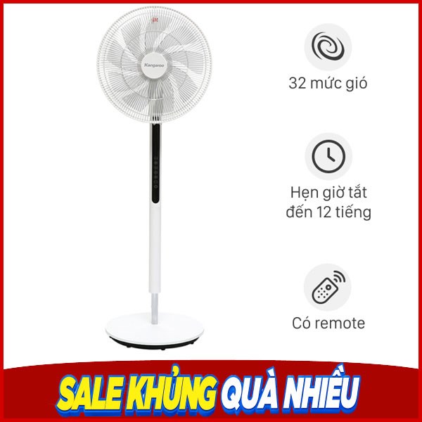 Quạt đứng Kangaroo  9 cánh DC inverter KG729 33W