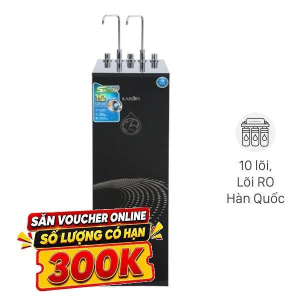 Máy lọc nước RO nóng nguội lạnh Karofi KAD-X60 10 lõi