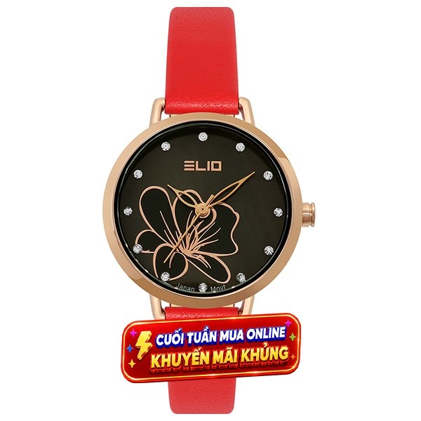Đồng hồ ELIO Flower 28 mm Nữ EL119-01