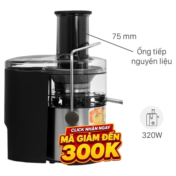 Máy ép hoa quả Panasonic MJ-CB600SRA