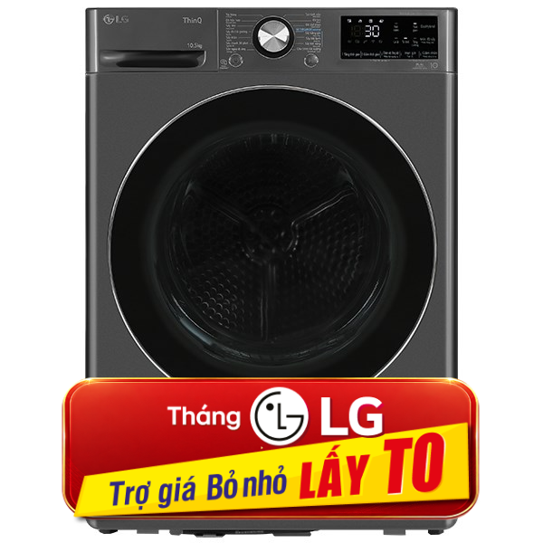 Máy sấy bơm nhiệt LG 10.5 Kg DVHP50B