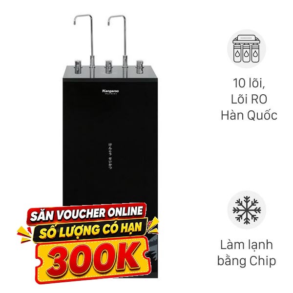 Máy lọc nước RO nóng nguội lạnh Hydrogen Kangaroo KG10A12 10 lõi