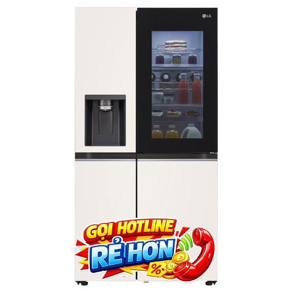 LG Inverter 635 lít InstaView Door-in-Door GR-X257BG