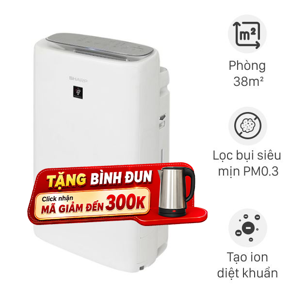 Máy lọc không khí tạo ẩm Sharp KI-N50V-W 51W