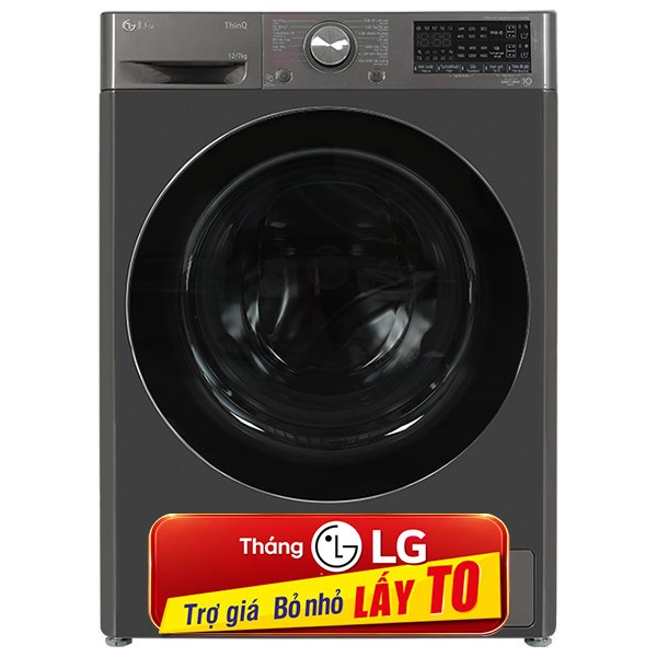 Máy giặt sấy LG Inverter giặt 12 kg - sấy 7 kg FV1412H3BA