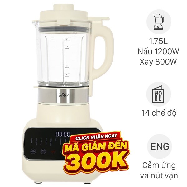 Máy làm sữa hạt đa năng Bear BCB-D17231W