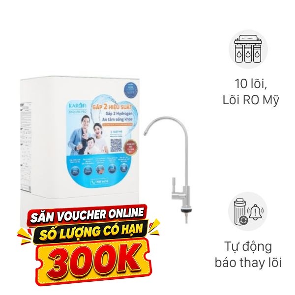 Máy lọc nước RO Karofi KAQ-U98 Pro