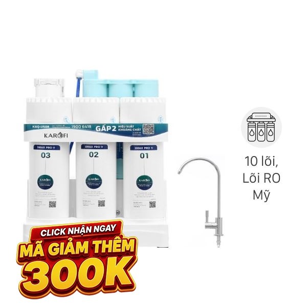 Máy lọc nước RO Karofi KAQ-US08