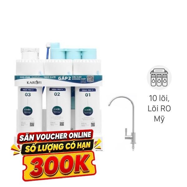 Máy lọc nước RO Karofi KAQ-US08