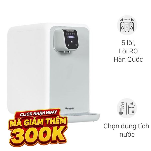 Máy lọc nước RO Hydrogen Kangaroo KG400HD 5 lõi