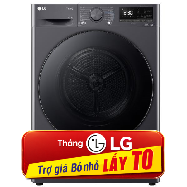 Máy sấy bơm nhiệt LG 10.5 Kg DVHP50M