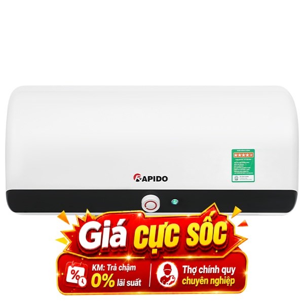 Máy nước nóng gián tiếp Rapido 20 lít HE 20L