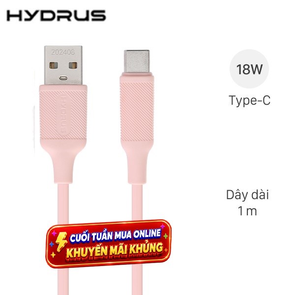 Cáp sạc nhanh 1m Hydrus CS-DC046