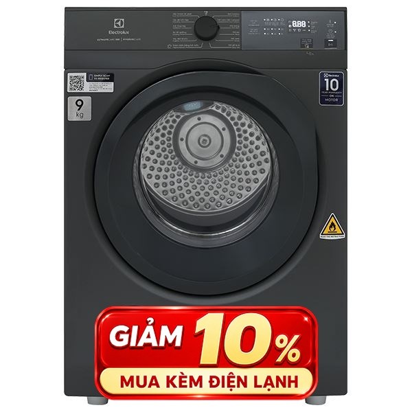 Máy sấy thông hơi Electrolux UltimateCare 9 kg EDS904N3SC