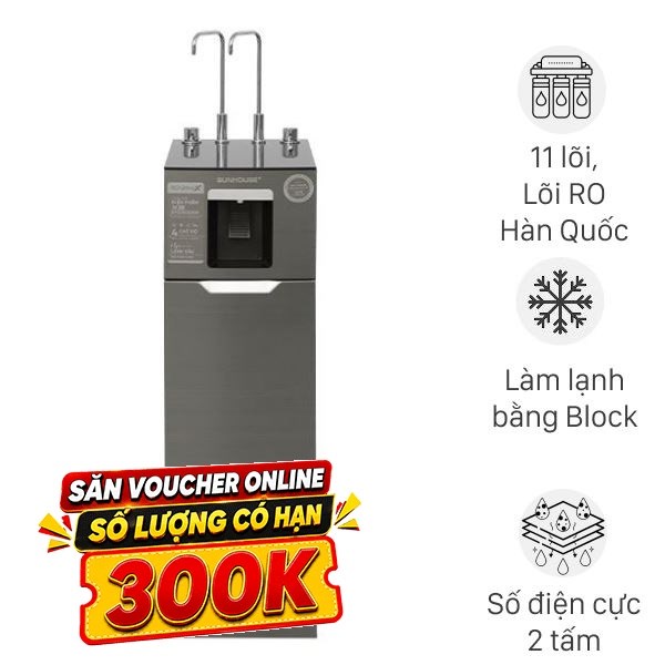 Máy lọc nước RO Sunhouse UltraX SHA76658SH