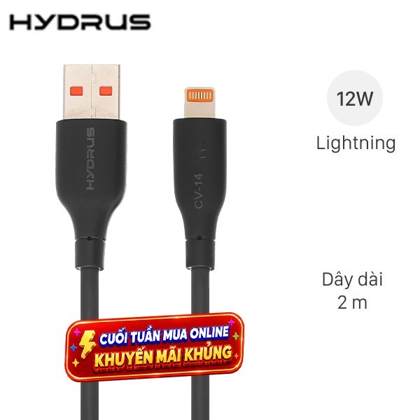 Cáp sạc và truyền dữ liệu 2m Hydrus CV-14