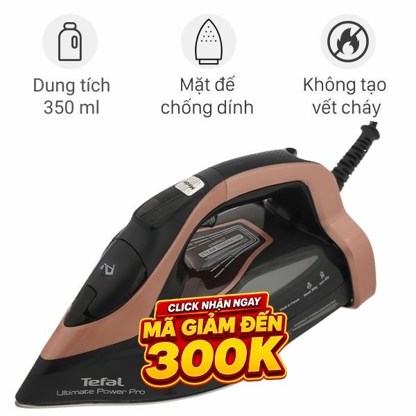 Bàn ủi hơi nước Tefal FV9E50E0 3200W